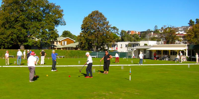 Sandy Bay Croquet is proud of its reputation as a friendly and social Club.