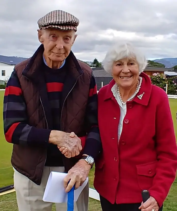 Mr John Jacob (Patron of the Club) congratulating